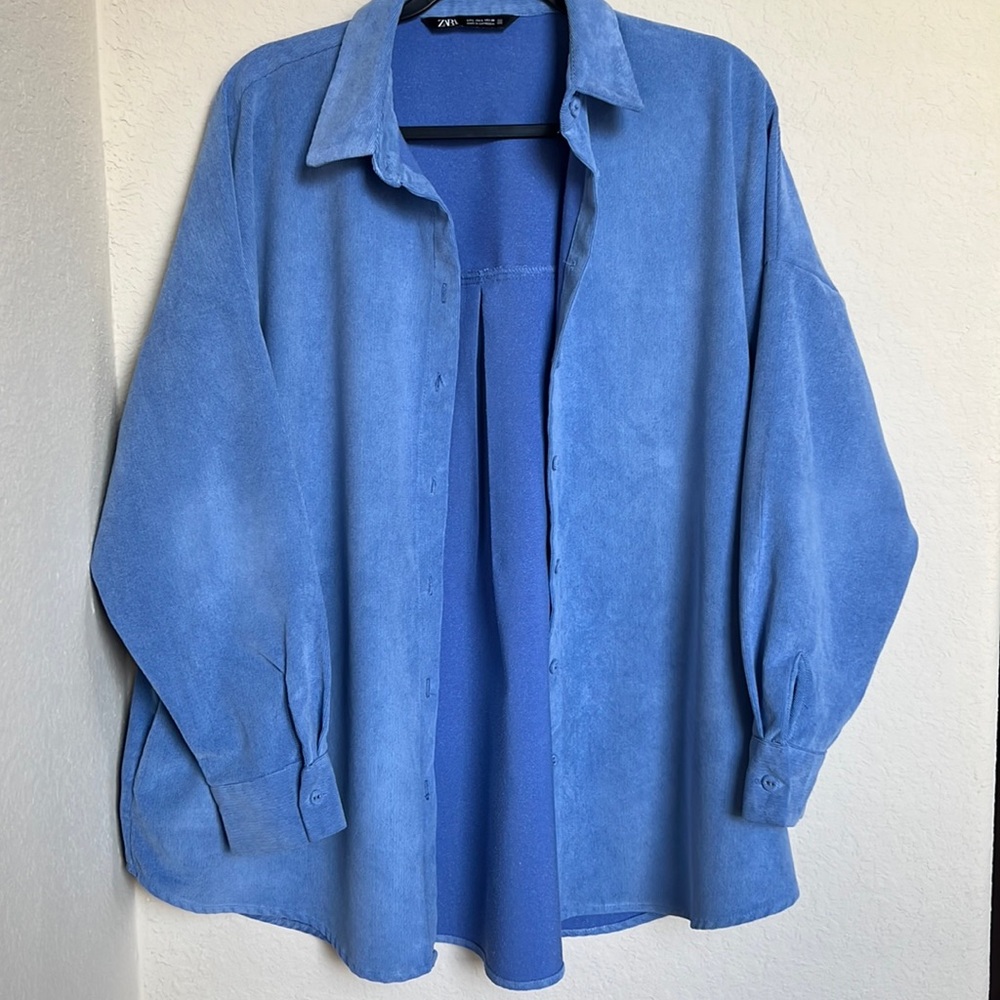 Zara Oversized Corduroy Shirt